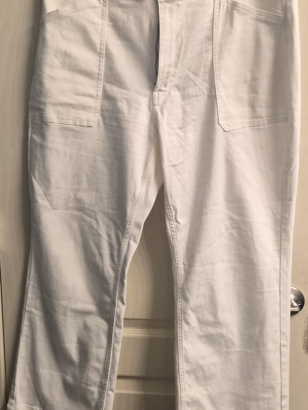 Women's White Bootcut Jeans